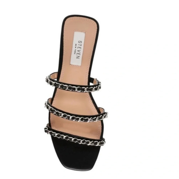 Steven By Steve Madden Healer Black Slide Sandals (6972062)
Chain straps - Picture 2 of 13